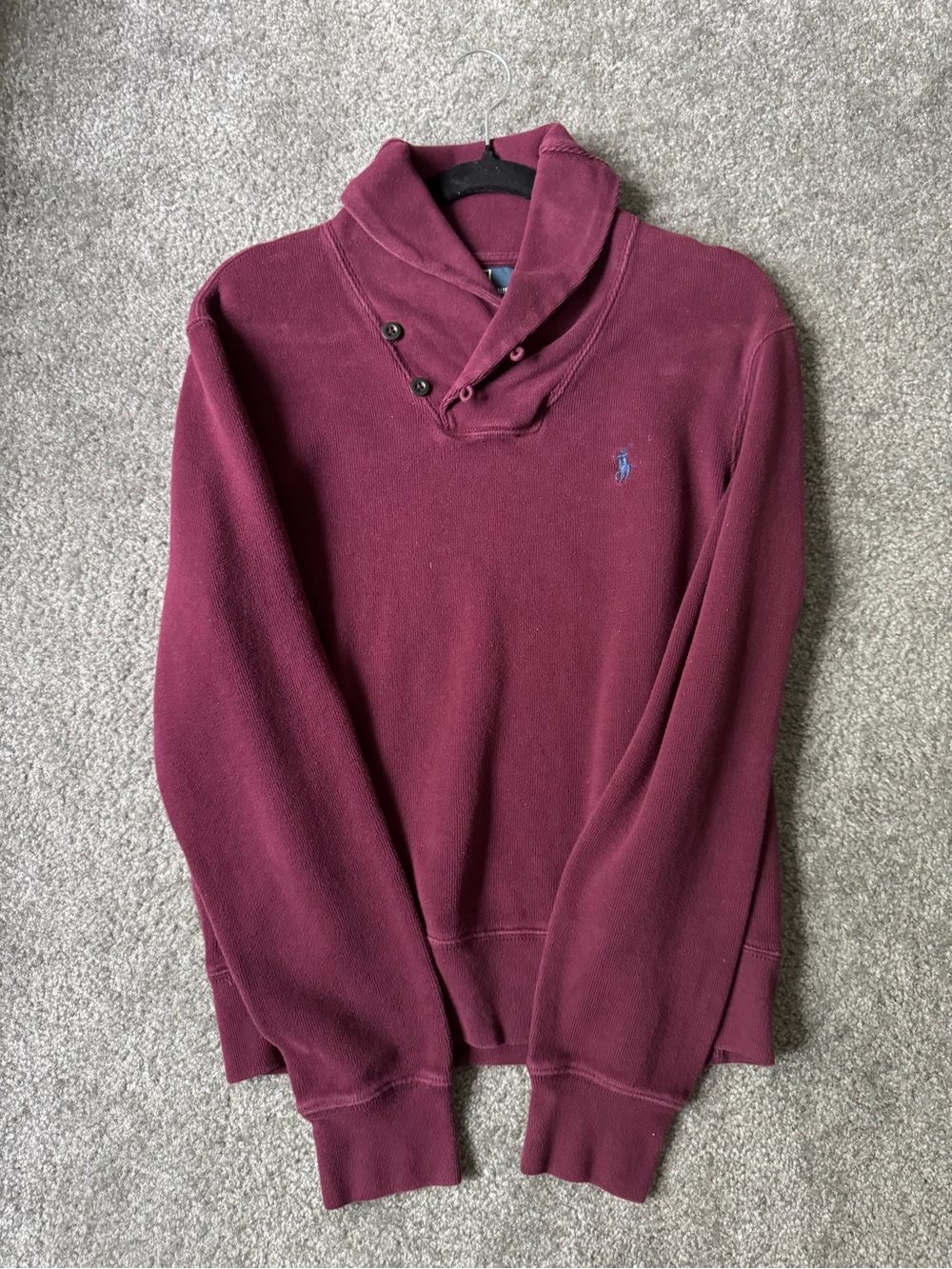Ralph Lauren Men’s Turtleneck Pullover Sweater - Burgundy